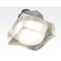 1W LED Einbau Downlight quadratisch dimmbar Neutral Weiß / 4000-4500K 100lm 230VAC IP44 110Grad