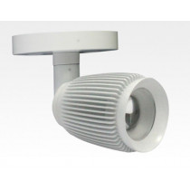 4W LED Fokus Mini Spot mit Halterung weiß rund Neutral Weiß / 4000K 220lm 230VAC 21-71Grad