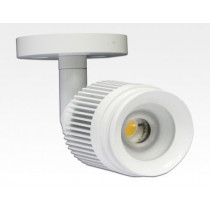 4W LED Fokus Mini Spot mit Halterung weiß rund Warm Weiß / 3000K 220lm 230VAC 25-65Grad
