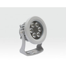 6W LED Strahler rund Neutral Weiß / 4000-4500K 480lm 230VAC IP65 60Grad