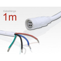 1m Anschlusskabel IP67 Easy Stecker RGB 4-polig female / 1 offenes Ende für LTWWSC-Serie