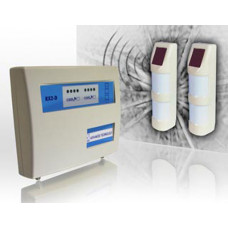 Funkempfänger für Doppelbewegungsmelder 433MHz / Ausgänge für Sabotage, Low Bat, Alarm1/2