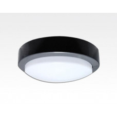 3W LED Wand/Deckenleuchte anthrazit rund Tageslicht Weiß / 6000-6500K 135lm 230VAC IP65 120Grad