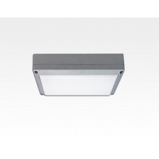 5W LED Wand/Deckenleuchte grau rechteckig Tageslicht Weiß  / 6000-6500K 225lm 230VAC IP54 120Grad