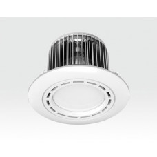 7W LED Einbau Downlight weiß rund dimmbar Warm Weiss / 2700-3200k 630lm 230VAC 120Grad -Ausstellungsstück mit kleinen Schönheitsfehler