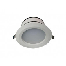 16W LED Einbau Downlight weiß rund Warm Weiß / 2800-3200K 1200lm 230VAC IP65 120Grad