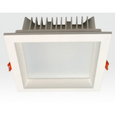 18W LED Einbau Downlight weiß quadratisch Warm Weiß / 2700-3200K 720lm 230VAC IP44 120Grad