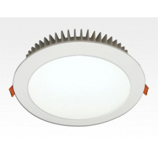 24W LED Einbau Downlight weiß rund Warm Weiss / 2700-3200K 2160lm 230VAC IP44 120Grad