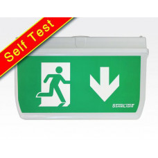LED Fluchtwegleuchte, alle Richtungen, 24m Selbsttest / Akku >3h EN60598-1 2-22A 20LEDs IP65 4W