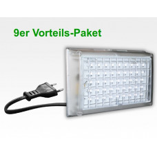 9er Paket LED Notbeleuchtung Aufheller