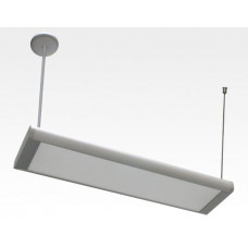 20W LED Lichtbalken Silber abhängend 120Grad Neutral Weiß / 4000-4500K 1640lm 230VAC L614mm