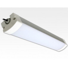 40W LED Feuchtraum Wannenleuchte Alu Neutral Weiß / IP65 230VAC 1200mm