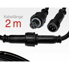 2m Anschlusskabel IP67 Easy Stecker RGB 4-polig / female to male für LTSPSC/RLSC-Serie