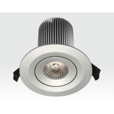 15W LED Einbau Leuchte silber Neutral Weiß / IP44 230VAC