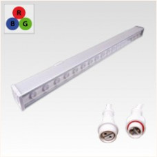 18W IP65 LED Wall Washer Fassadenstrahler RGB / 24VDC 1000mm 120° dimmbar