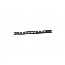 Kabel Managment Panel horizontal flach 1U / RAOK-1T