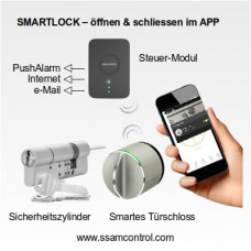 Smartes Türschloss im Paket mit SSAMControl System