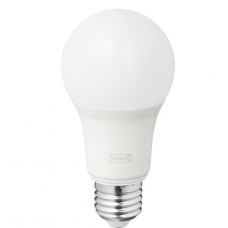 LED-Leuchtmittel E27 806 lm, smart kabellos dimmbar/Farb- und Weißspektrum rund
