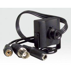 1/3" s/w Mini Videokamera m. Audio F3,6mm / CCD 380 Zeilen 0,5Lux b. F2.0 AGC AES 12