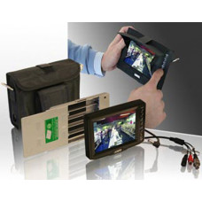 5" TFT LCD Monitor mobile Ausführung inkl. Akkubehälter / AV1, AV2, Audio