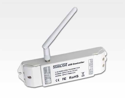 3 Kanal Wireless Transmitter für RGB  / für 5-24VDC, max. 5A x 3CH
