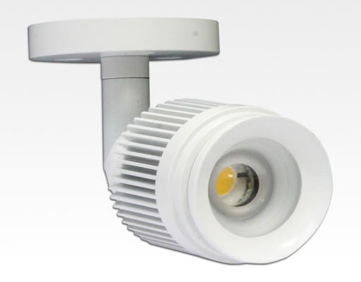 4W LED Fokus Mini Spot mit Halterung weiß rund Neutral Weiß / 4000K 220lm 230VAC 25-65Grad