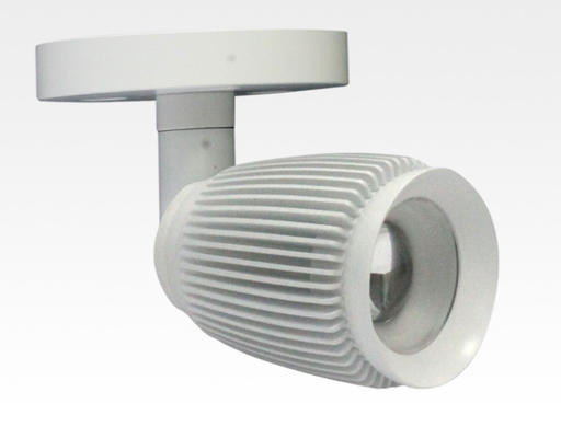 4W LED Fokus Mini Spot mit Halterung weiß rund Warm Weiß / 3000K 220lm 230VAC 21-71Grad