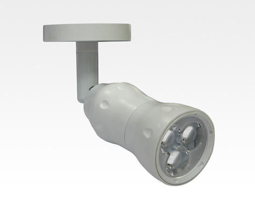 8W LED Fokus Mini Spot mit Halterung weiß rund Warm Weiß / 3000K 450lm 230VAC 10-33Grad