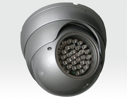 IR-LED Scheinwerfer Anti-Vandal 40m 15Grad  IP68 12VDC / 36 IR-LEDs integr. Dämmerungsschalter