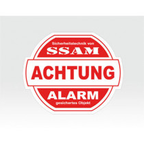 Alarm-Sticker mittel