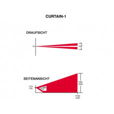 Ersatzlinse Vorhang Vertikal 13m (CURTAIN-1 CU-1) / für DG65, QU60, PMD1, PMD2P