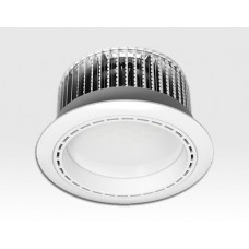24W LED Einbau Downlight weiß rund Warm Weiss / 2700-3200K 2160lm 230VAC 120Grad