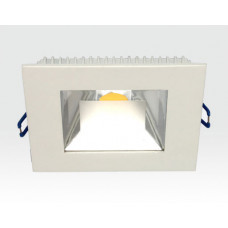 ABVERKAUF 5W LED Einbau Downlight weiß quadratisch Warm Weiß / 2700-3200K 325lm 230VAC IP40 120Grad