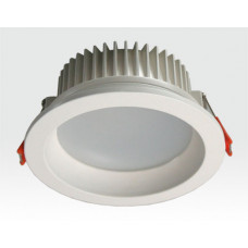 15W LED Einbau Downlight weiß rund Warm Weiß / 2700-3200K 1350lm 230VAC IP44 120Grad