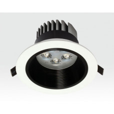 5W LED Einbau Spotleuchte weiß rund Warm Weiß / 2700-3200K 325lm 230VAC IP40 120Grad