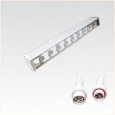 9W IP65 LED Wall Washer Fassadenstrahler Warm Weiss / 24VDC 500mm 120° dimmbar