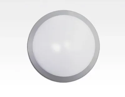 3W LED Wand/Deckenleuchte grau rund Tageslicht Weiß / 6000-6500K 135lm 230VAC IP65 120Grad — Bild 2