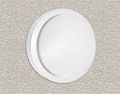 10W LED Wand/Deckenleuchte weiss rund Tageslicht Weiß / 6000-6500K 450lm 230VAC IP65 120Grad -Ausstellungsstück mit kleinen Schönheitsfehler — Bild 2