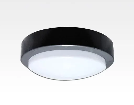3W LED Wand/Deckenleuchte grau rund Tageslicht Weiß / 6000-6500K 135lm 24VDC IP65 120Grad