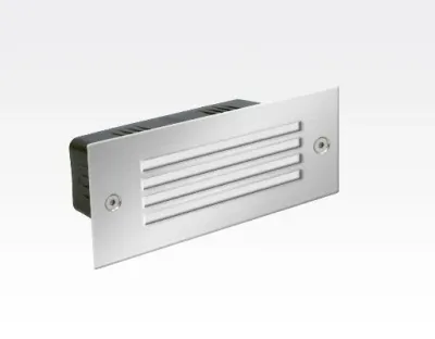 1,5W LED Boden-/Wand Einbauleuchte rechteckig Neutral Weiß / IP54 230VAC 110x45x54