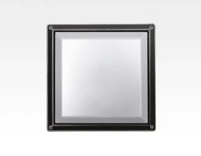13W LED Wand/Deckenleuchte anthrazit quadr. Warm Weiß / 2700-3200K 560lm 230VAC IP54 120Grad — Bild 5