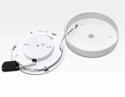 7W LED Aufbau Paneelleuchte weiß rund Warm Weiß / 2800-3300K 645lm 230VAC 100Grad — Bild 4