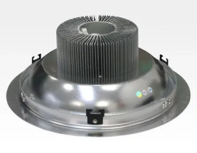 30W LED Einbau Downlight silber rund dimmbar Neutral Weiß / 4000-4500K 3000lm 230VAC IP43 120Grad -Ausstellungsstück mit kleinen Schönheitsfehlern — Bild 3