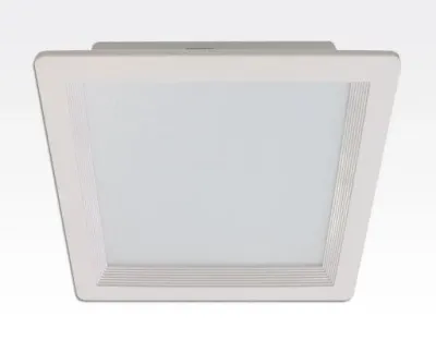 18W LED Einbau Downlight weiß quadratisch dimmbar Warm Weiß / 2700-3200K 1800lm 230VAC IP43 120Grad