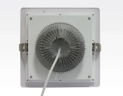 36W LED Einbau Downlight weiß quadratisch dimmbar Warm Weiß / 2700-3200K 3600lm 230VAC IP43 120Grad — Bild 5
