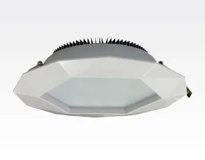 12W LED Einbau Downlight weiß dimmbar Warm Weiß / 2700-3200K 1200lm 230VAC IP43 120Grad