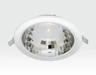 9W LED Einbau Downlight weiß rund Warm Weiß / 2700-3200K 585lm 230VAC IP40 120Grad