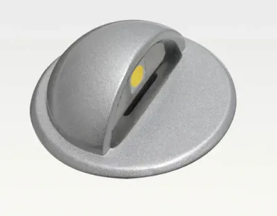 0,23W LED Outdoor Mini-Design Einbau Leuchte rund Warm Weiß / 9lm IP67 Easy Stecker 12VDC