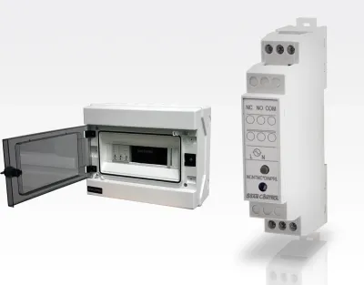 DIN-Hutschienen Funk-Schaltaktor für 240V/5A/1,2kW / 1xUmschalter potentialfrei SL=0,32W TE=1 - ZigBee SSAM Control — Bild 5